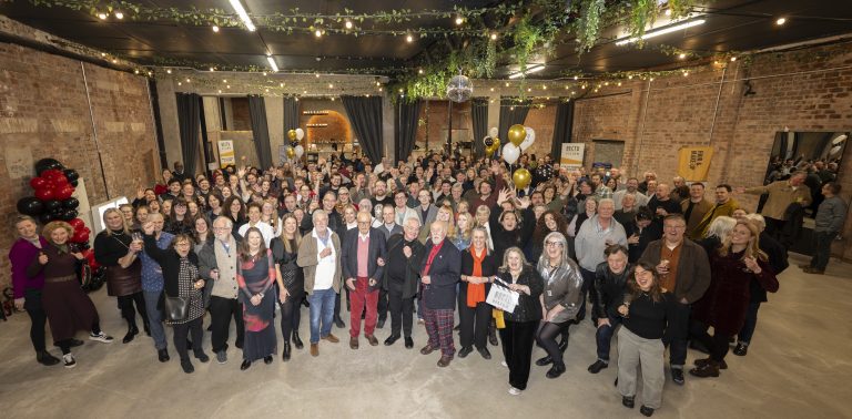 Large group picture taken at Film Bang 50th